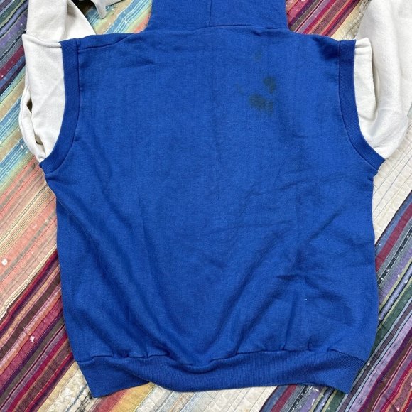 Vintage Marshall Net Two Tone Mens Large Pullover Hoodie Sportswear Skate Grunge - Picture 9 of 11